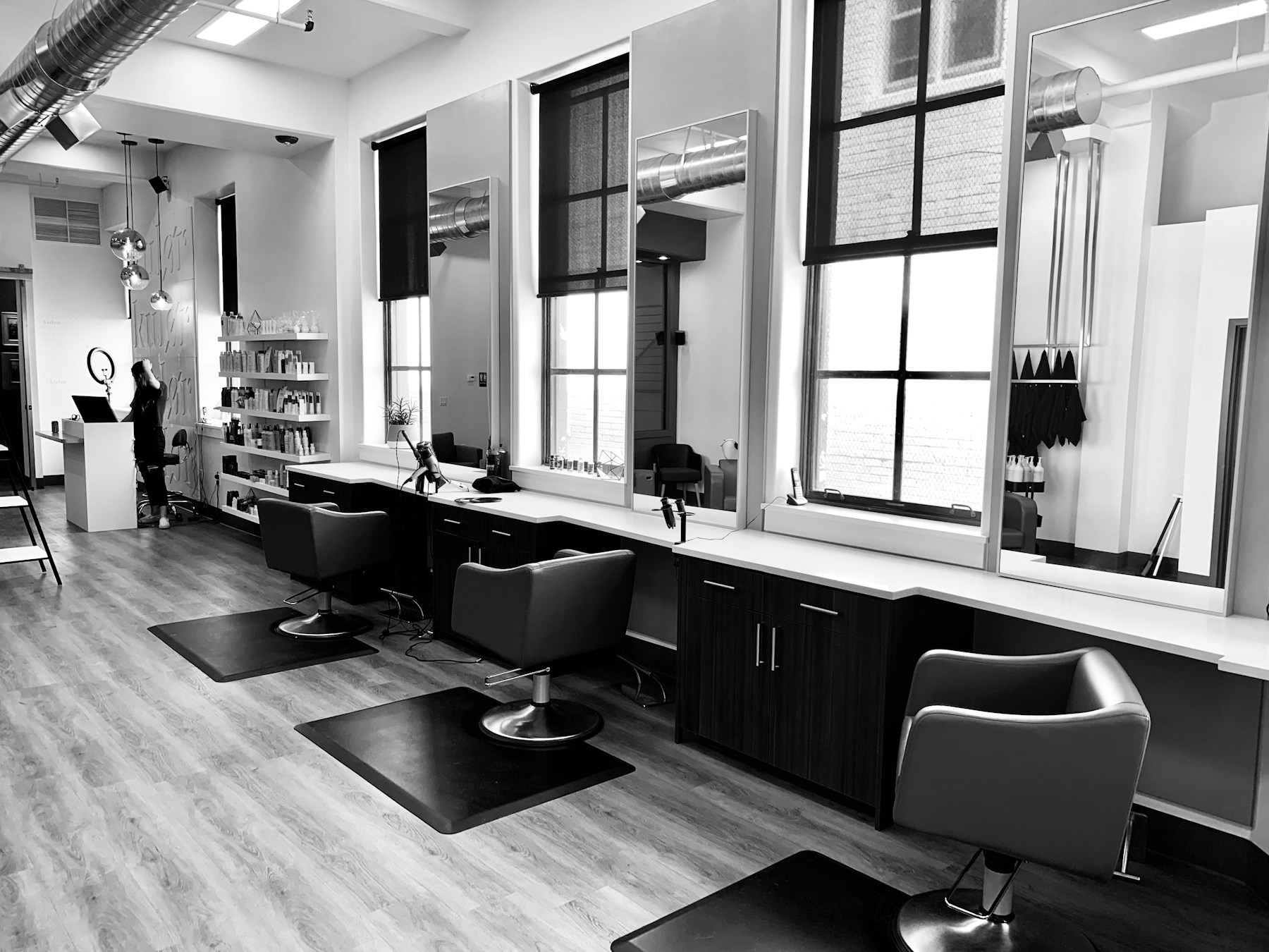 Eleganter Friseursalon